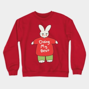 cute bunny Crewneck Sweatshirt